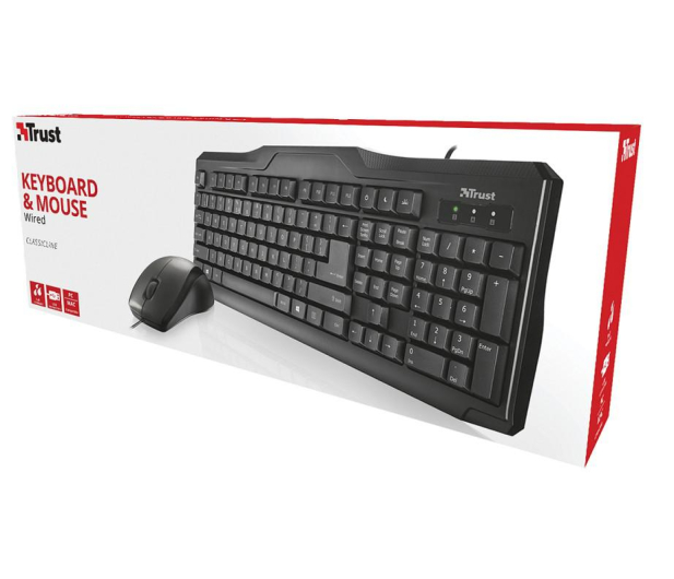 Trust Classicline Klawiatura i Mysz - 649181 - zdjęcie 3